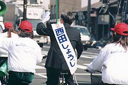 今回の目玉、自転車部隊