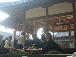 南山城村の田山花踊り