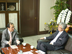 「京の発言」にて門川市長と対談