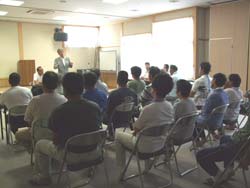 蒲入地区にて陳情をうける