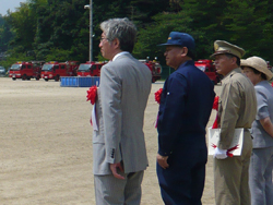 宮津与謝支部消防操法大会に出席