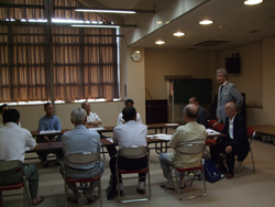 自民党宮津支部栗田分会に出席