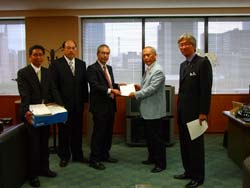 舛添大臣に陳情