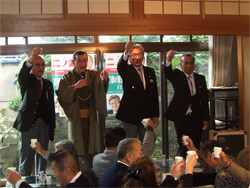 西田後援会恒例の新年おでん会