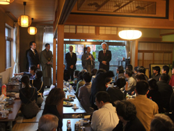 西田後援会恒例の新年おでん会