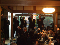 西田後援会恒例の新年おでん会