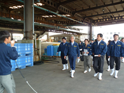 参議院財政金融委員会で宮城県を視察