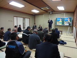南山城村・田山区にて国政報告会