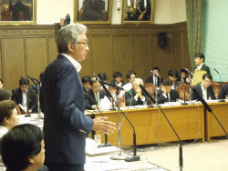 参議院財政金融委員会にて質問