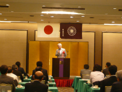 自民党大阪府連 市町村議員連盟総会にて講演