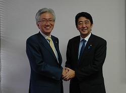 日本会議・北部支部主催の安倍晋三大演説会に参加