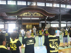 京都府アームレスリング選手権大会開会式