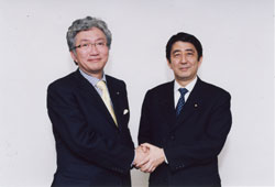 安倍晋三総裁と