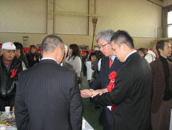 大隣憲司君の壮行会